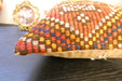 Handmade Turkish Kilim Cushion Cover 40 x 40cm with Insert | Original Anatolian Kilim | Organic Cotton Backing | TK26-C7710- Rugs Direct 