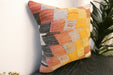 Handmade Turkish Kilim Cushion Cover 40 x 40cm with Insert | Original Anatolian Kilim | Organic Cotton Backing | TK26-C777- Rugs Direct 