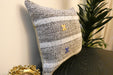 Handmade Turkish Kilim Cushion Cover 40 x 40cm with Insert | Original Anatolian Kilim | Organic Cotton Backing | TK26-C776- Rugs Direct 