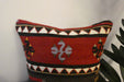 Handmade Turkish Kilim Cushion Cover 40 x 40cm with Insert | Original Anatolian Kilim | Organic Cotton Backing | TK26-C778- Rugs Direct 