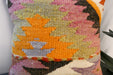 Handmade Turkish Kilim Cushion Cover 40 x 40cm with Insert | Original Anatolian Kilim | Organic Cotton Backing | TK26-C775- Rugs Direct