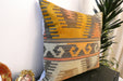Handmade Turkish Kilim Cushion Cover 70 x 70cm with Insert | Original Anatolian Kilim | Organic Cotton Backing | TK26-C784- Rugs Direct 