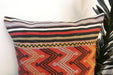 Handmade Turkish Kilim Cushion Cover 70 x 70cm with Insert | Original Anatolian Kilim | Organic Cotton Backing | TK26-C891- Rugs Direct 