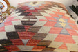 Handmade Turkish Kilim Cushion Cover 70 x 70cm with Insert | Original Anatolian Kilim | Organic Cotton Backing | TK26-C782- Rugs direct 