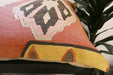 Handmade Turkish Kilim Cushion Cover 70 x 70cm with Insert | Original Anatolian Kilim | Organic Cotton Backing | TK26-C783- Rugs Direct 
