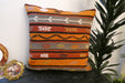 Handmade Turkish Kilim Cushion Cover 70 x 70cm with Insert | Original Anatolian Kilim | Organic Cotton Backing | TK26-C785- Rugs Direct 