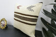  Handmade Turkish Kilim Cushion Cover 40 x 40cm with Insert | Original Anatolian Kilim | Organic Cotton Backing | TK26-C937-Rugs Direct