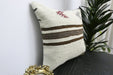 Handmade Turkish Kilim Cushion Cover 40 x 40cm with Insert | Original Anatolian Kilim | Organic Cotton Backing | TK26-C937-Rugs Direct