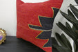 Handmade Turkish Kilim Cushion Cover 40 x 40cm with Insert | Original Anatolian Kilim | Organic Cotton Backing | TK26-C936- Rugs Direct