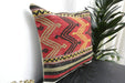 Handmade Turkish Kilim Cushion Cover 40 x 40cm with Insert | Original Anatolian Kilim | Organic Cotton Backing | TK26-C931- Rugs Direct