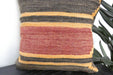 Handmade Turkish Kilim Cushion Cover 40 x 40cm with Insert | Original Anatolian Kilim | Organic Cotton Backing | TK26-C930- Rugs Direct 