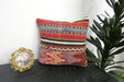 Handmade Turkish Kilim Cushion Cover 40 x 40cm with Insert | Original Anatolian Kilim | Organic Cotton Backing | TK26-C946- Rugs Direct 
