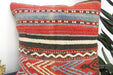 Handmade Turkish Kilim Cushion Cover 40 x 40cm with Insert | Original Anatolian Kilim | Organic Cotton Backing | TK26-C946- Rugs Direct 