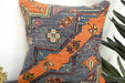 Handmade Turkish Kilim Cushion Cover 40 x 40cm with Insert | Original Anatolian Kilim | Organic Cotton Backing | TK26-C943- Rugs Direct 