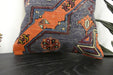 Handmade Turkish Kilim Cushion Cover 40 x 40cm with Insert | Original Anatolian Kilim | Organic Cotton Backing | TK26-C943- Rugs Direct 