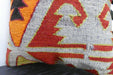 Handmade Turkish Kilim Cushion Cover 40 x 40cm with Insert | Original Anatolian Kilim | Organic Cotton Backing | TK26-C948- Rugs Direct 
