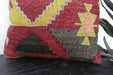 Handmade Turkish Kilim Cushion Cover 40 x 40cm with Insert | Original Anatolian Kilim | Organic Cotton Backing | TK26-C944- Rugs Direct 