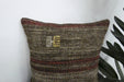 Handmade Turkish Kilim Cushion Cover 40 x 40cm with Insert | Original Anatolian Kilim | Organic Cotton Backing | TK26-C941- Rugs Direct 