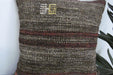Handmade Turkish Kilim Cushion Cover 40 x 40cm with Insert | Original Anatolian Kilim | Organic Cotton Backing | TK26-C941- Rugs Direct 
