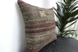 Handmade Turkish Kilim Cushion Cover 40 x 40cm with Insert | Original Anatolian Kilim | Organic Cotton Backing | TK26-C941- Rugs Direct 