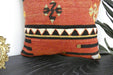 Handmade Turkish Kilim Cushion Cover 40 x 40cm with Insert | Original Anatolian Kilim | Organic Cotton Backing | TK26-C947- Rugs Direct 
