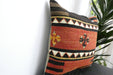 Handmade Turkish Kilim Cushion Cover 40 x 40cm with Insert | Original Anatolian Kilim | Organic Cotton Backing | TK26-C947- Rugs Direct 