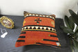 Handmade Turkish Kilim Cushion Cover 40 x 40cm with Insert | Original Anatolian Kilim | Organic Cotton Backing | TK26-C947- Rugs Direct 
