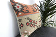 Handmade Turkish Kilim Cushion Cover 40 x 40cm with Insert | Original Anatolian Kilim | Organic Cotton Backing | TK26-C939- Rugs Direct 