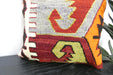 Handmade Turkish Kilim Cushion Cover 40 x 40cm with Insert | Original Anatolian Kilim | Organic Cotton Backing | TK26-C903- Rugs Direct 