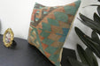 Handmade Turkish Kilim Cushion Cover 40 x 40cm with Insert | Original Anatolian Kilim | Organic Cotton Backing | TK26-C908- Rugs Direct 