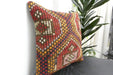 Handmade Turkish Kilim Cushion Cover 40 x 40cm with Insert | Original Anatolian Kilim | Organic Cotton Backing | TK26-C901- Rugs Direct 
