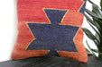 Handmade Turkish Kilim Cushion Cover 40 x 40cm with Insert | Original Anatolian Kilim | Organic Cotton Backing | TK26-C902- Rugs Direct 