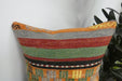 Handmade Turkish Kilim Cushion Cover 40 x 40cm with Insert | Original Anatolian Kilim | Organic Cotton Backing | TK26-C925- Rugs Direct 