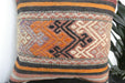 Handmade Turkish Kilim Cushion Cover 40 x 40cm with Insert | Original Anatolian Kilim | Organic Cotton Backing | TK26-C907- Rugs Direct 