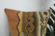 Handmade Turkish Kilim Cushion Cover 40 x 40cm with Insert | Original Anatolian Kilim | Organic Cotton Backing | TK26-C927- Rugs Direct 