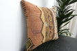Handmade Turkish Kilim Cushion Cover 40 x 40cm with Insert | Original Anatolian Kilim | Organic Cotton Backing | TK26-C927- Rugs Direct 