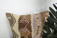 Handmade Turkish Kilim Cushion Cover 40 x 40cm with Insert | Original Anatolian Kilim | Organic Cotton Backing | TK26-C906- Rugs Direct 