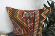 Handmade Turkish Kilim Cushion Cover 40 x 40cm with Insert | Original Anatolian Kilim | Organic Cotton Backing | TK26-C924- Rugs Direct