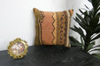 Handmade Turkish Kilim Cushion Cover 40 x 40cm with Insert | Original Anatolian Kilim | Organic Cotton Backing | TK26-C921- Rugs direct 