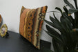 Handmade Turkish Kilim Cushion Cover 40 x 40cm with Insert | Original Anatolian Kilim | Organic Cotton Backing | TK26-C921- Rugs direct 