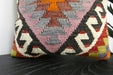 Handmade Turkish Kilim Cushion Cover 40 x 40cm with Insert | Original Anatolian Kilim | Organic Cotton Backing | TK26-C922- Rugs Direct 