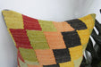 Handmade Turkish Kilim Cushion Cover 40 x 40cm with Insert | Original Anatolian Kilim | Organic Cotton Backing | TK26-C919- Rugs Direct 