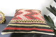 Handmade Turkish Kilim Cushion Cover 40 x 40cm with Insert | Original Anatolian Kilim | Organic Cotton Backing | TK26-C920- Rugs Direct 