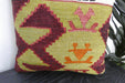 Handmade Turkish Kilim Cushion Cover 40 x 40cm with Insert | Original Anatolian Kilim | Organic Cotton Backing | TK26-C913- Rugs Direct 