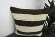 Handmade Turkish Kilim Cushion Cover 40 x 40cm with Insert | Original Anatolian Kilim | Organic Cotton Backing | TK26-C9140- Rugs Direct 