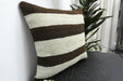 Handmade Turkish Kilim Cushion Cover 40 x 40cm with Insert | Original Anatolian Kilim | Organic Cotton Backing | TK26-C9140- Rugs Direct 