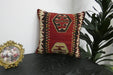 Handmade Turkish Kilim Cushion Cover 40 x 40cm with Insert | Original Anatolian Kilim | Organic Cotton Backing | TK26-C910- Rugs Direct 