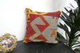 Handmade Turkish Kilim Cushion Cover 40 x 40cm with Insert | Original Anatolian Kilim | Organic Cotton Backing | TK26-C915- Rugs Direct 