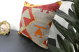Handmade Turkish Kilim Cushion Cover 40 x 40cm with Insert | Original Anatolian Kilim | Organic Cotton Backing | TK26-C915- Rugs Direct 