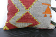 Handmade Turkish Kilim Cushion Cover 40 x 40cm with Insert | Original Anatolian Kilim | Organic Cotton Backing | TK26-C915- Rugs Direct 